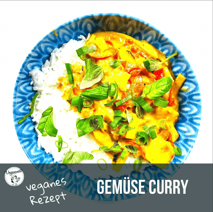 Tropen trifft Umami – Veganes Mango-Shiitake-Curry mit Vegannett