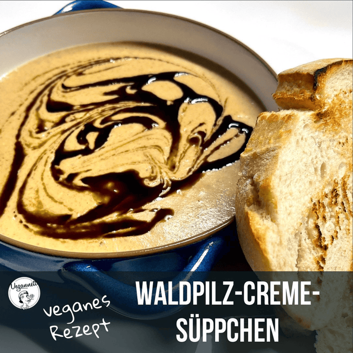 Cremiger Waldgenuss – Veganes Pilzsüppchen mit Vegannett Austernpilz