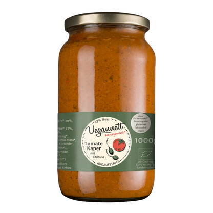 Bio Brotaufstrich Tomate-Kaper mit Erdnuss