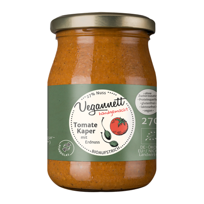 Bio Brotaufstrich Tomate-Kaper mit Erdnuss