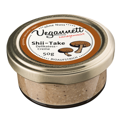Bio Brotaufstrich Shii-Take mit Sonnenblumenkernen
