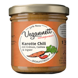 Bio Brotaufstrich Karotte-Chili mit Cashew & Erdnuss