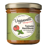 Bio Brotaufstrich Tomate-Basilikum mit Cashew & Erdnuss