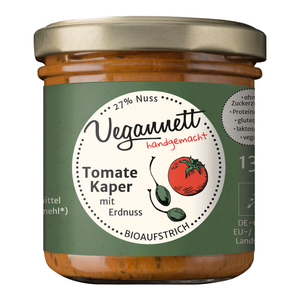 Bio Brotaufstrich Tomate-Kaper mit Erdnuss