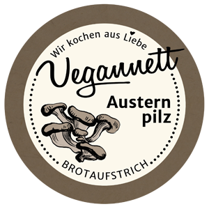 Vegannett Veganer Brotaufstrich Sorte Austernpilz