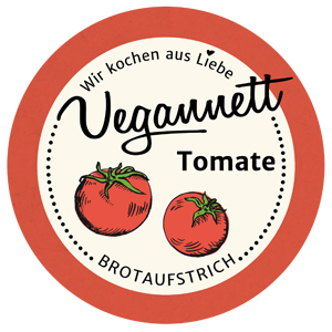Vegannett Veganer Brotaufstrich Sorte Tomate